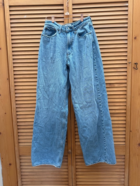 Abercrombie & Fitch Denim - Abercrombie & Fitch Mid Rise Wide Leg Jeans size 0